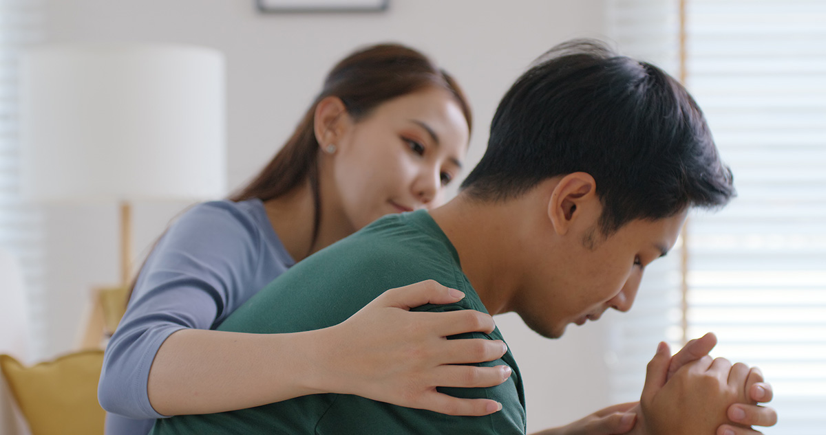 Relationship anxiety and safe connection